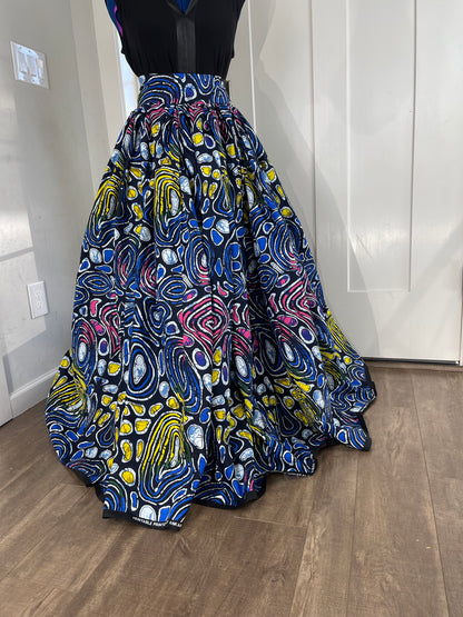 African print maxi skirt/African maxi skirt/Danshiki maxi skirt/African long skirt/Maxi skirt/