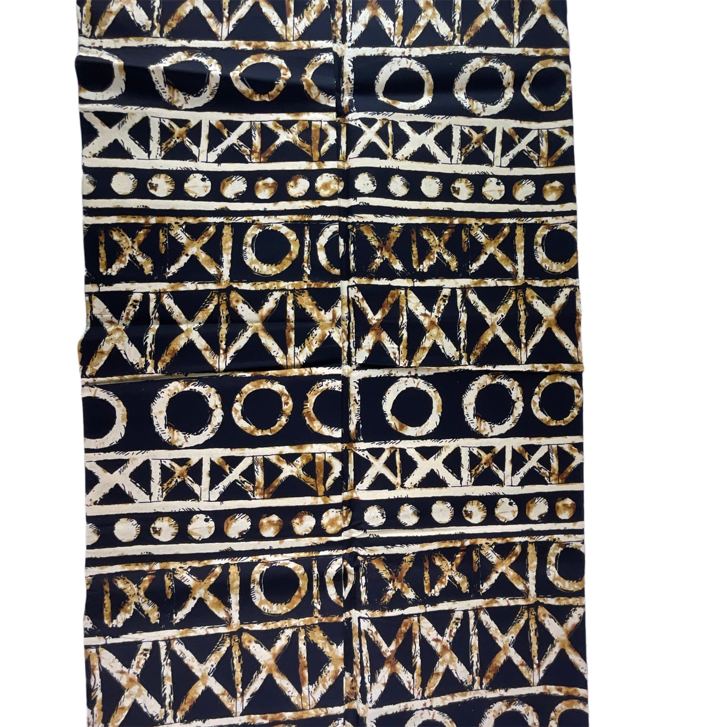 Black and Gold African fabric/Ankara fabric/African Wax Print/KM10k
