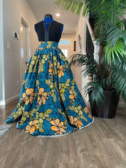 African Skirt/Ankara Skirt/African Clothing For Women/Plus Size Skirt