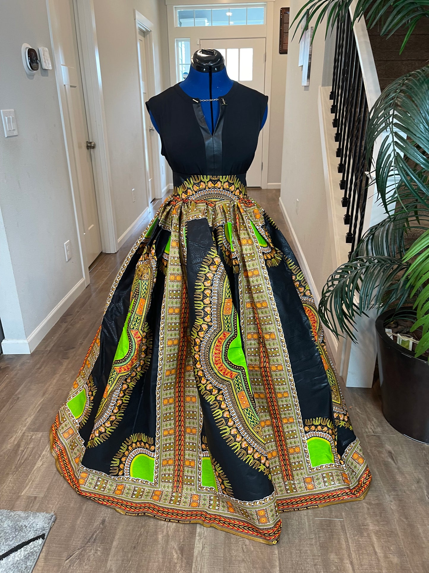 African Skirt/Ankara Skirt/African Clothings/VA13
