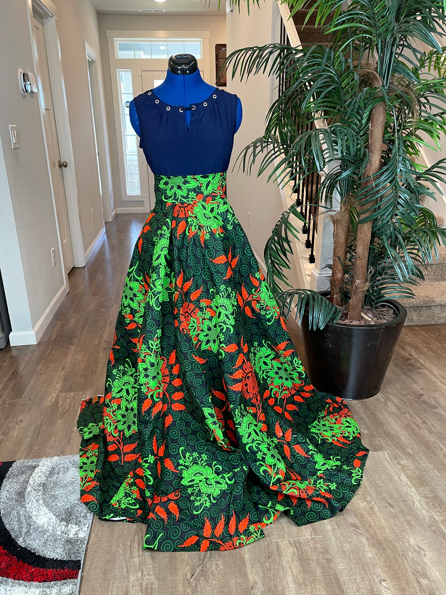 African Skirt/Ankara Skirt/Boho Skirt/VA25