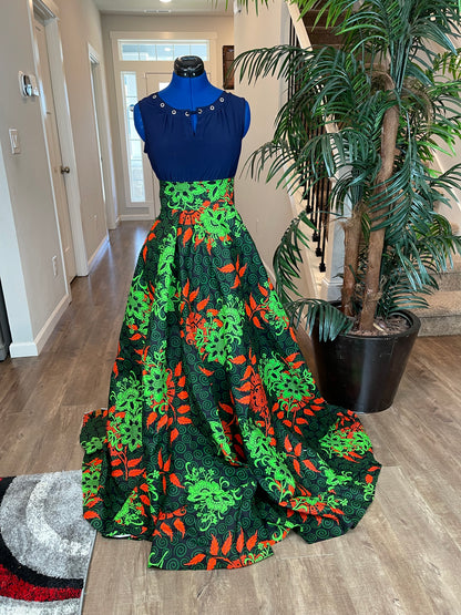 African Skirt/Ankara Skirt/Boho Skirt/VA25