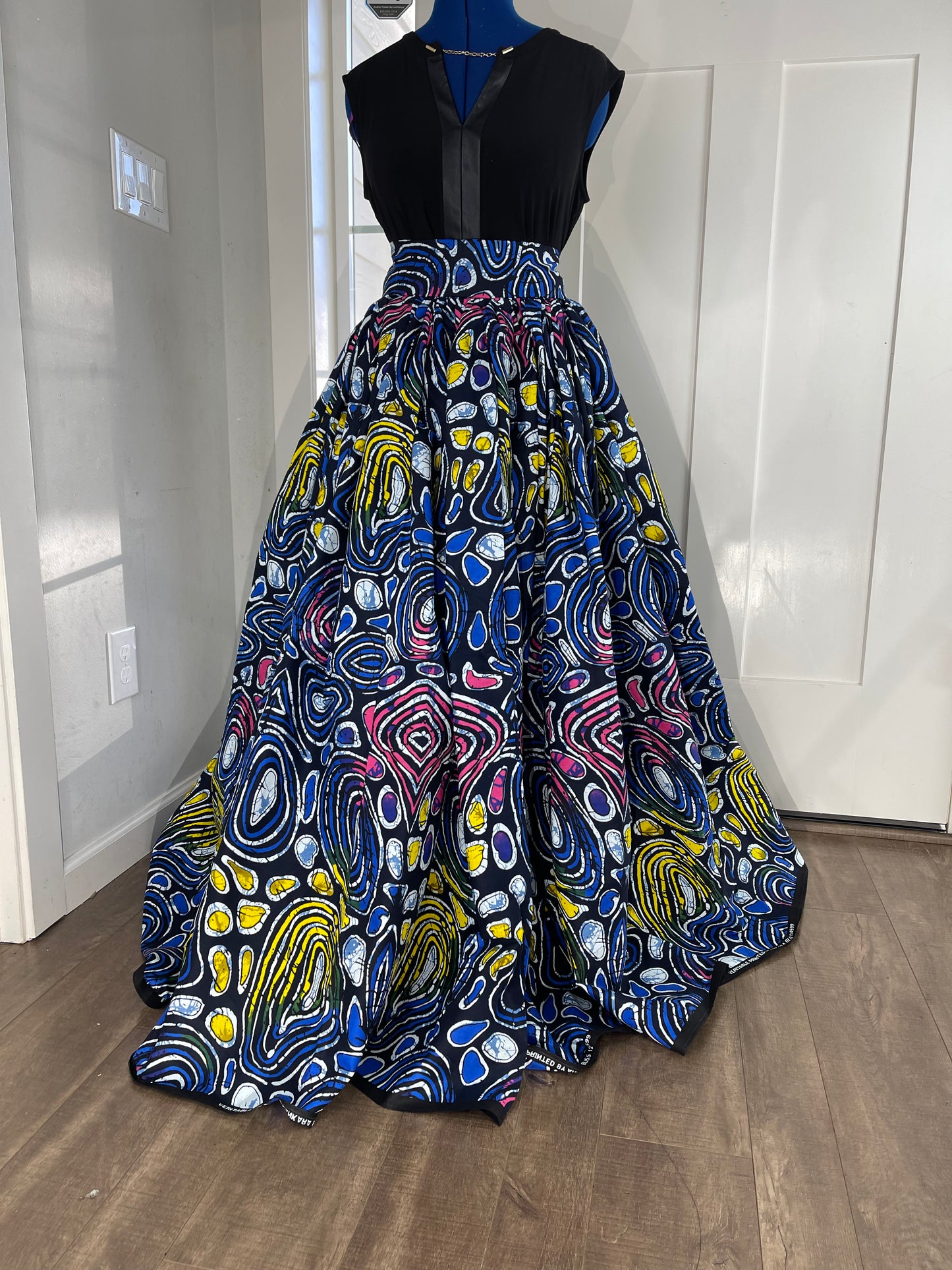 African print maxi skirt/African maxi skirt/Danshiki maxi skirt/African long skirt/Maxi skirt/