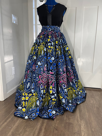 African print maxi skirt/African maxi skirt/Danshiki maxi skirt/African long skirt/Maxi skirt/