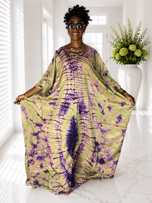 Silk Dress For Women/Plus Size Dress/Resort Wear/