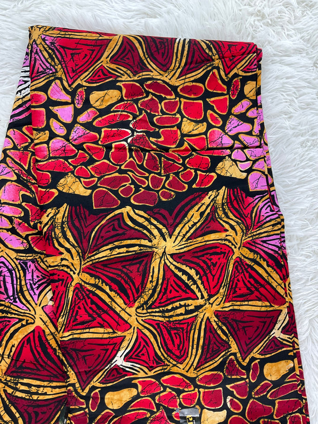 African fabric/African wax/African print fabric/African clothing/Danshiki fabric/Ethnic fabric/KM115