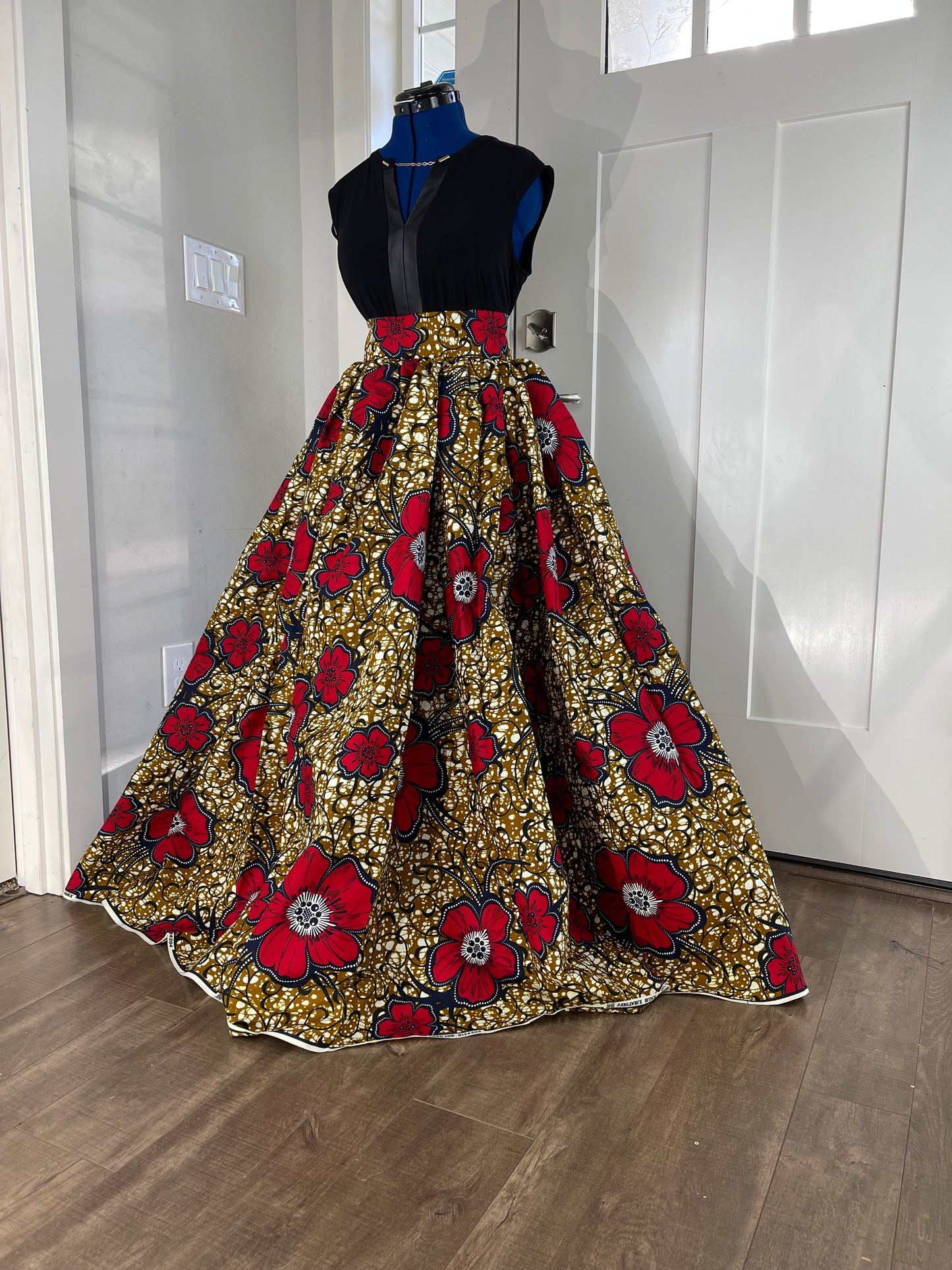 African Skirt/Ankara Skirt/Plus Size Skirt/African Print/JT2/