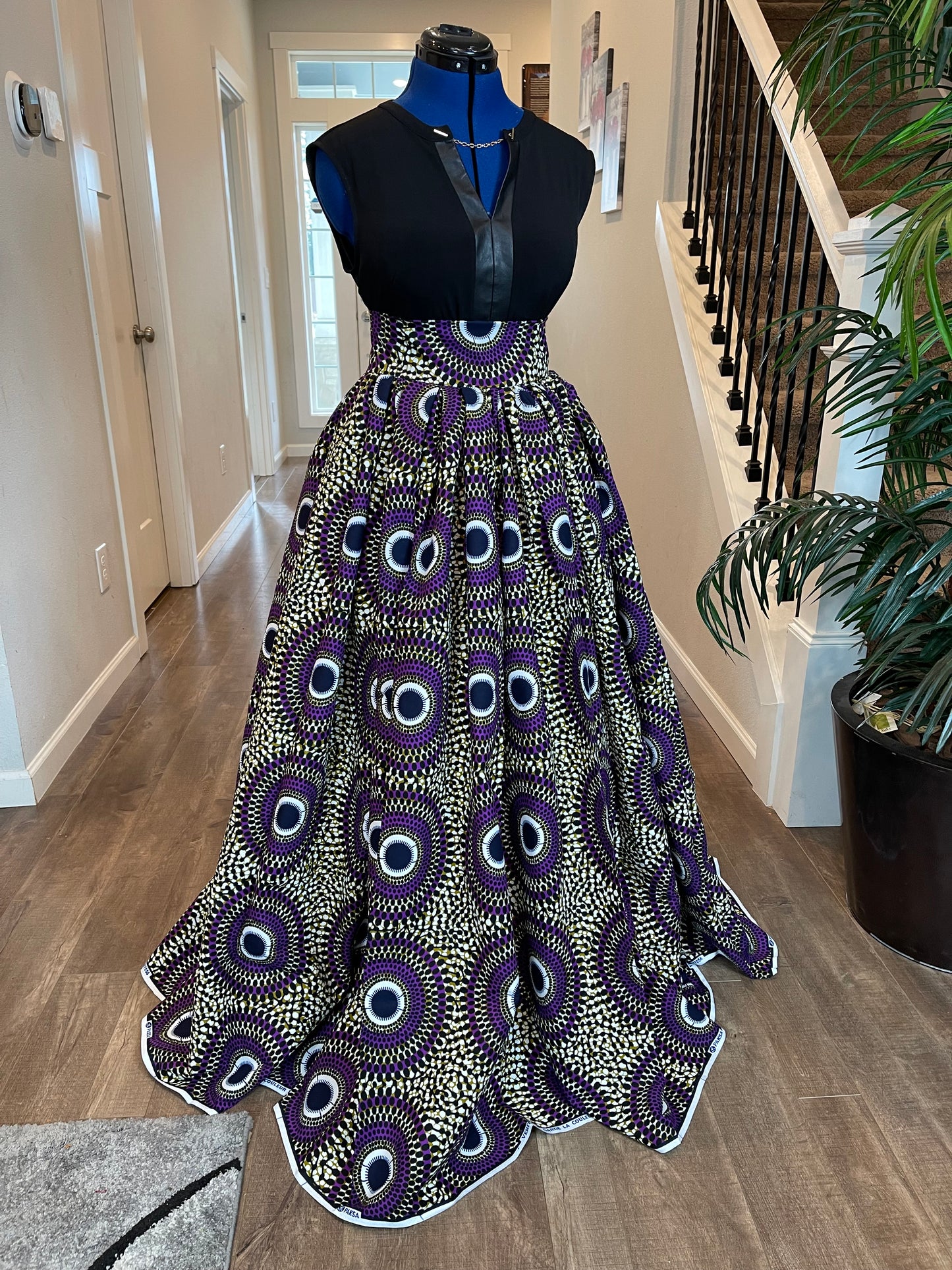 African Skirt/Ankara Skirt/Boho Skirt/VA14/African Clothing