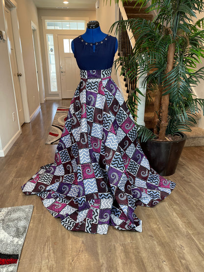 African Skirt/Ankara Skirt/Boho Skirt/VA19