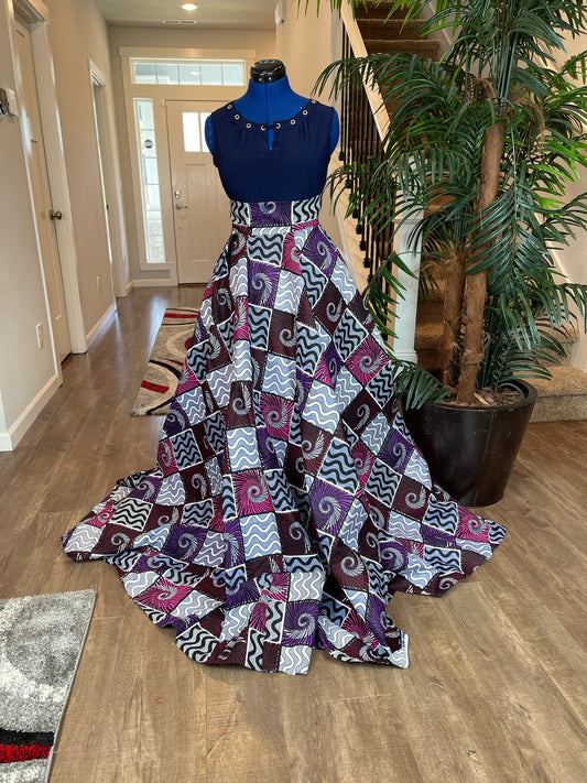 African Skirt/Ankara Skirt/Boho Skirt/VA19