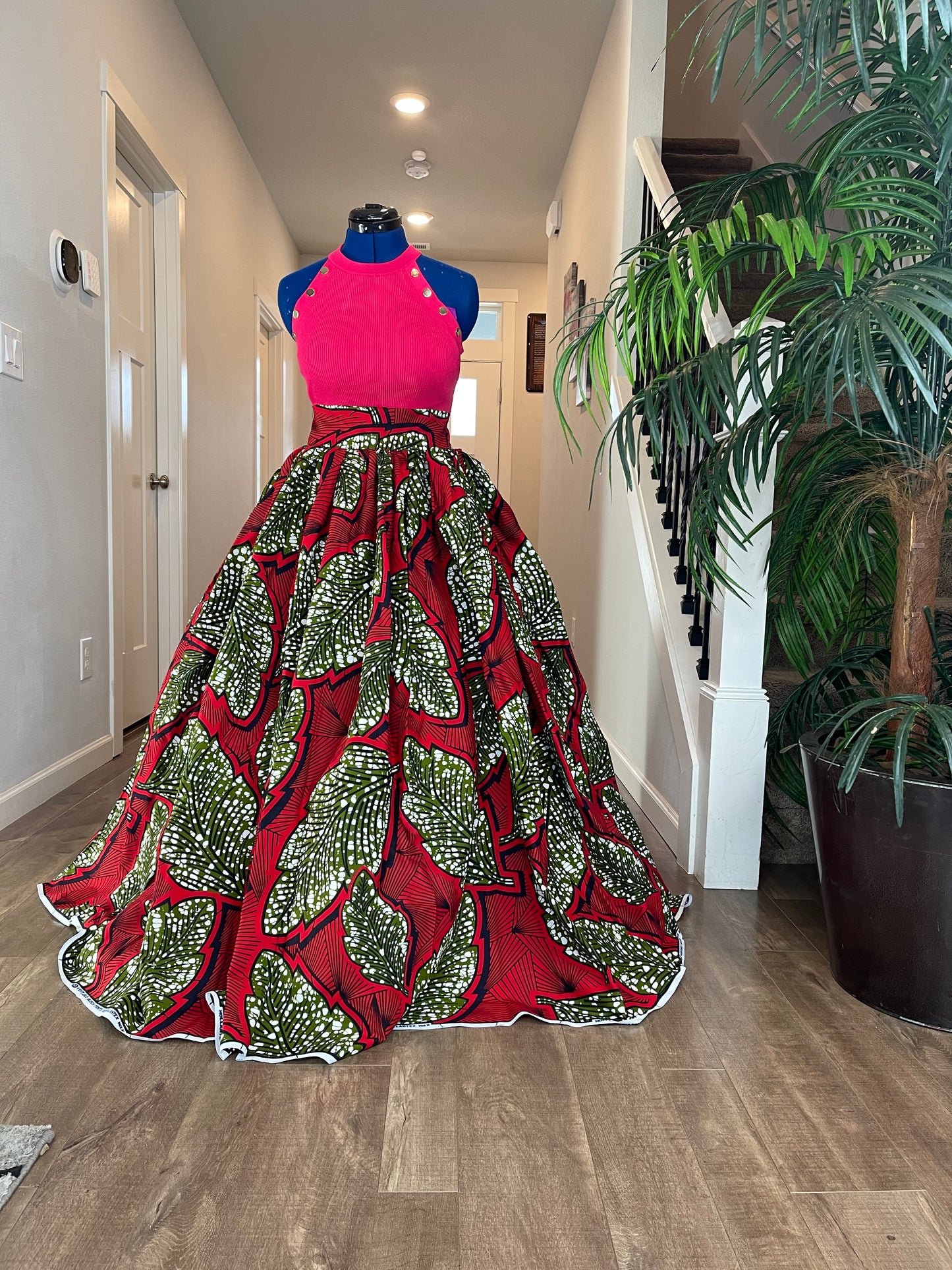 African Skirt/Ankara Skirt/African Clothing For Women/Plus Size Skirt