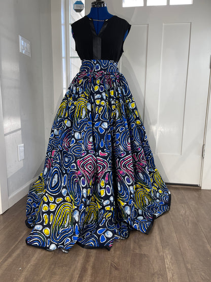 African print maxi skirt/African maxi skirt/Danshiki maxi skirt/African long skirt/Maxi skirt/