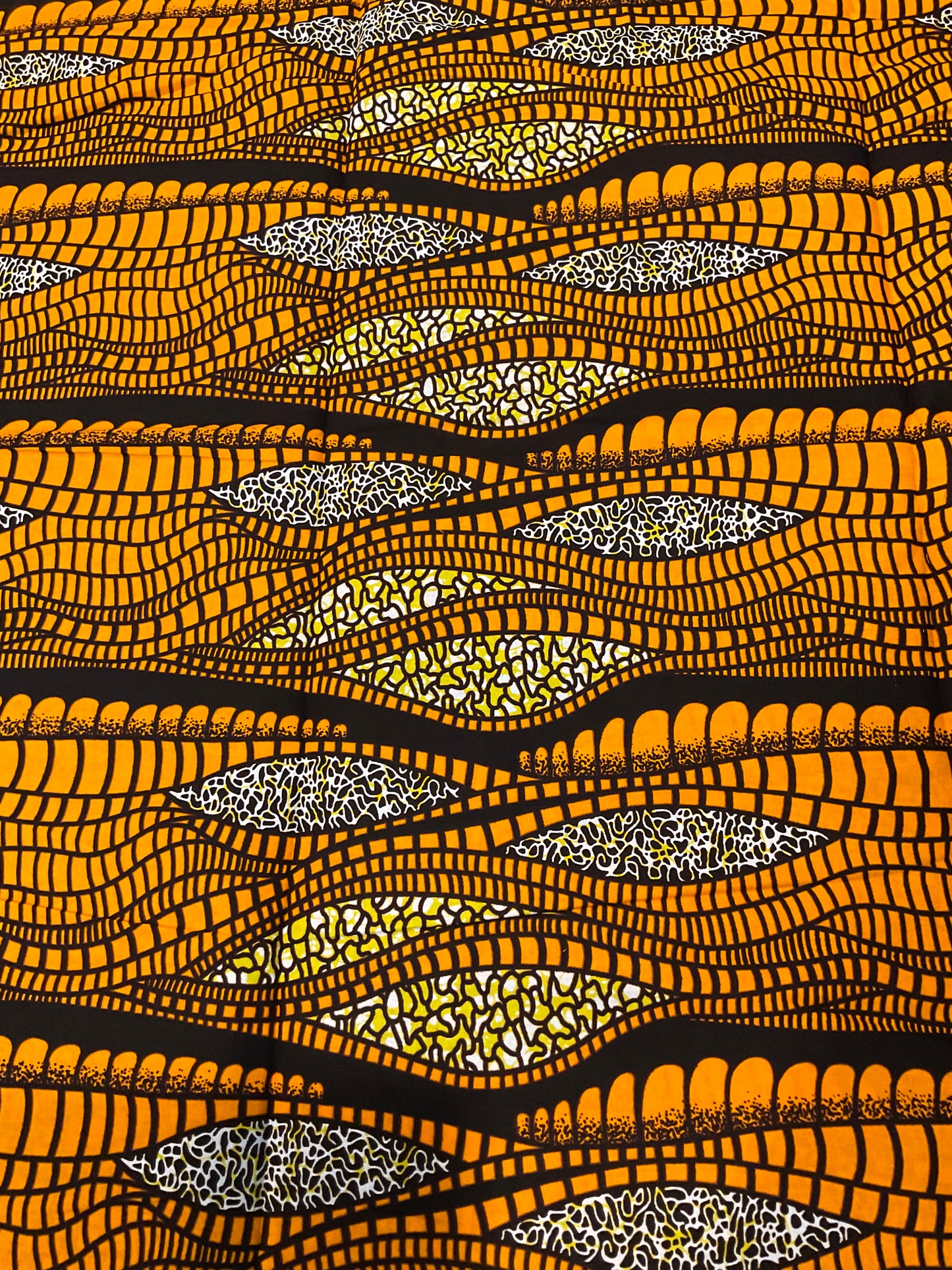 African fabric/Ankara fabric/ Danshiki/Danshiki fabric/African print/Ankara fabric for dress/ African textile for crafts/African Print/KM57/Orange and brown African Fabrics