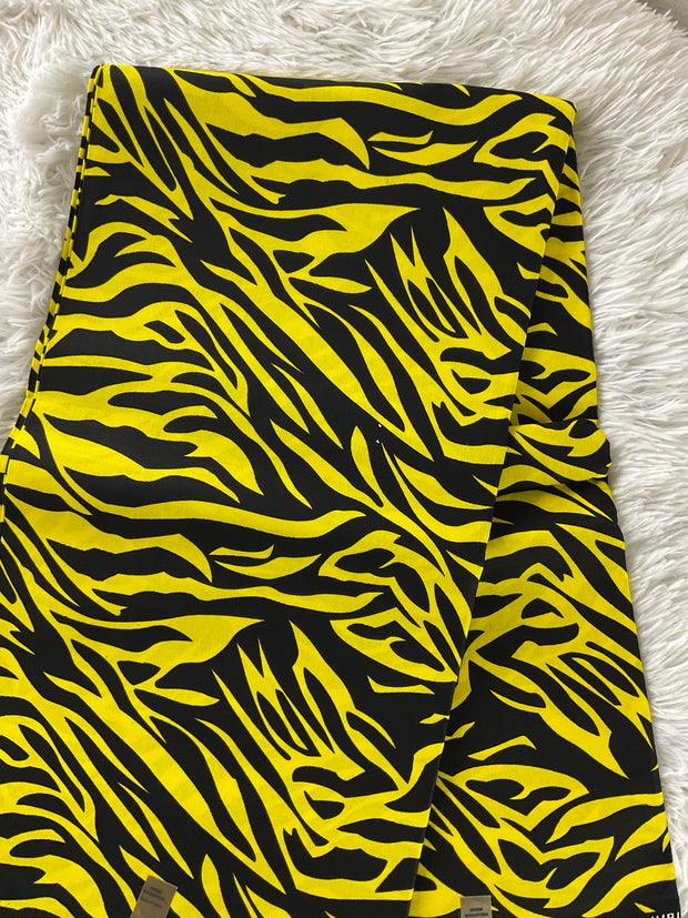 African fabric/African print fabric/Danshiki fabric/Ankara fabric/ Fabric/KM1C/Yellow and black african fabric/African fabric by the yard/African store near me