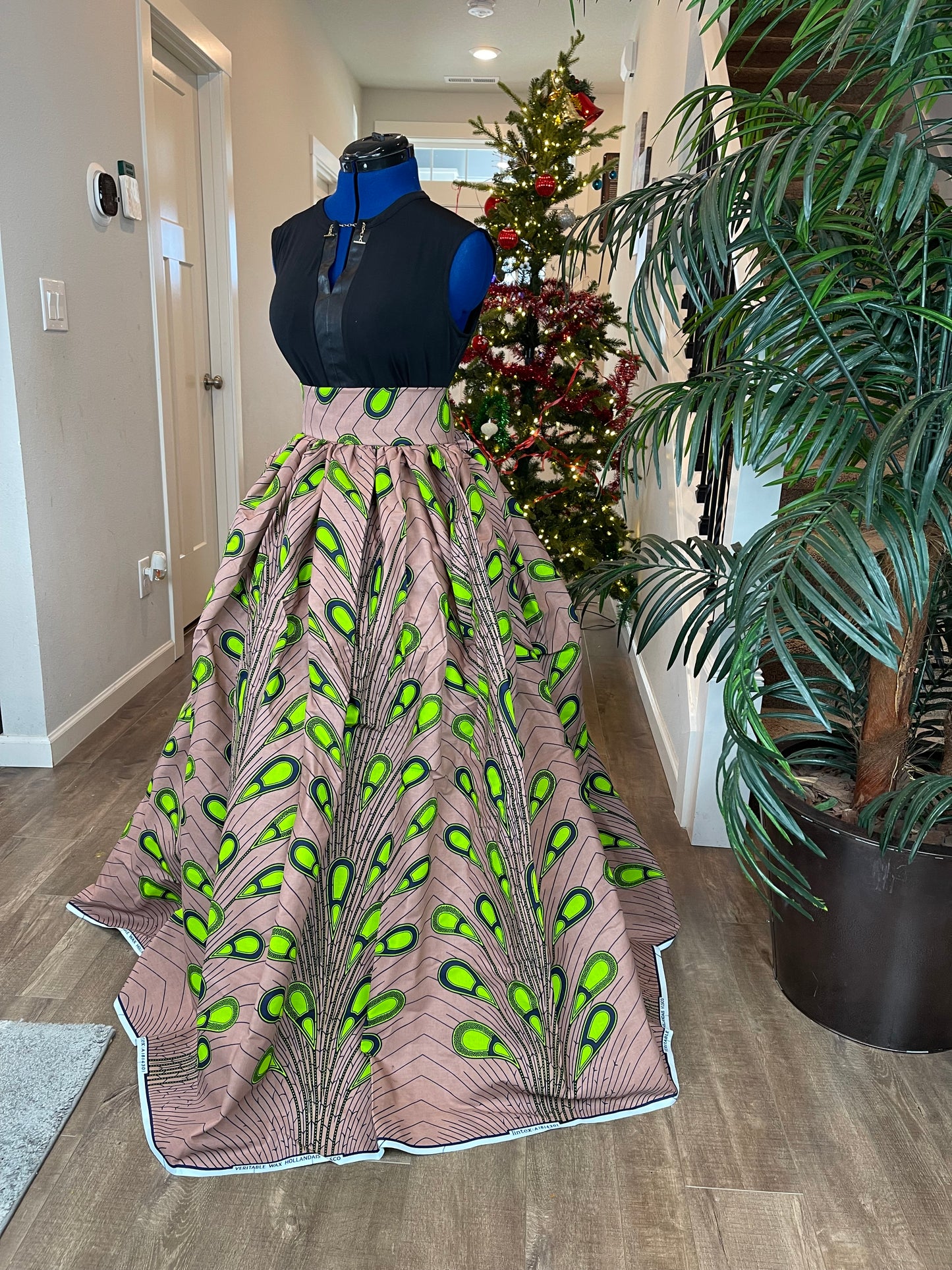 African Skirt/Ankara Skirt/African Print Skirt/VA21