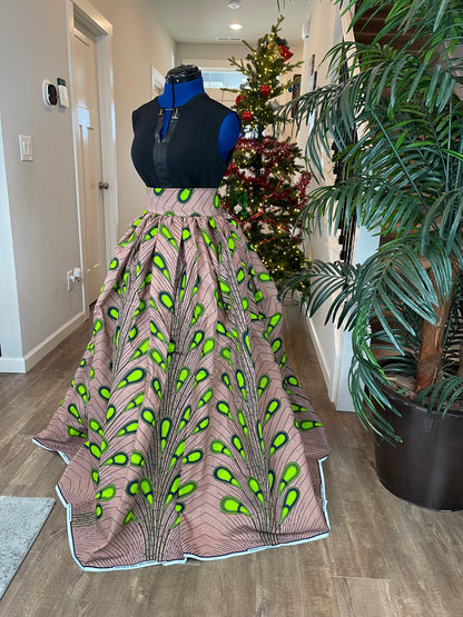 African Skirt/Ankara Skirt/African Print Skirt/VA21