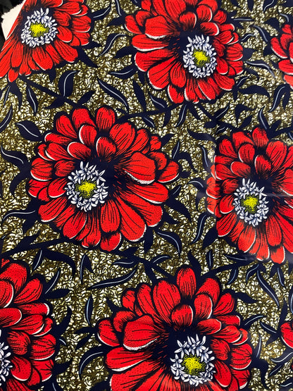 African fabric/Ankara fabric/ Danshiki/Danshiki fabric/African print/Ankara fabric for dress/ African textile for crafts/African Print/KM57/Ankara Fabric