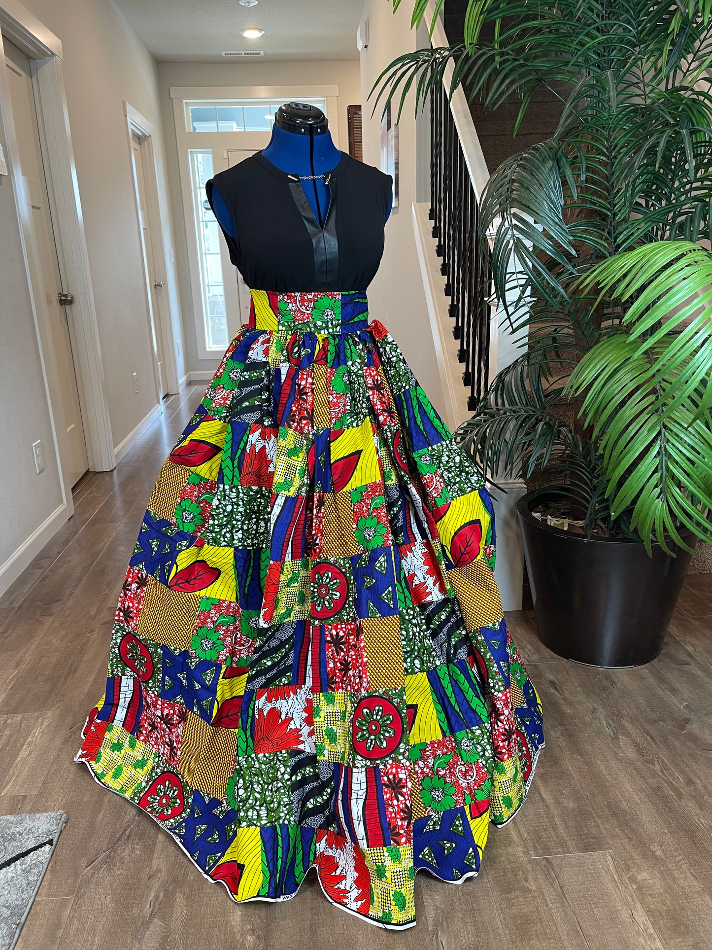 African Women Skirt/Ankara Skirt/Plus Size Skirt/VA11