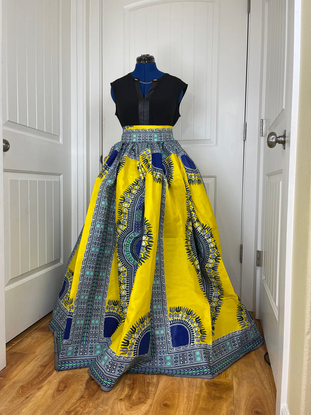 African Skirt/Ankara Skirt/Maxi Skirt/JT3