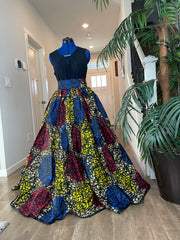 African Skirt/Ankara Skirt/African Clothing For Women/Plus Size Skirt