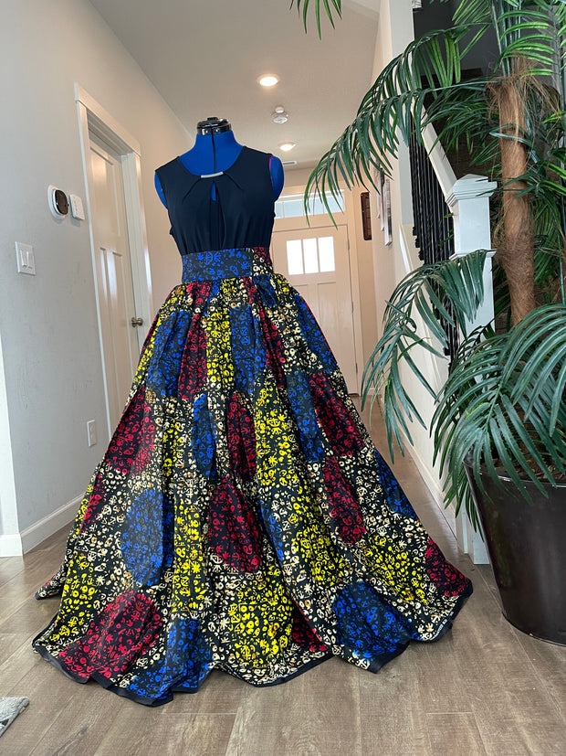 African Skirt/Ankara Skirt/African Clothing For Women/Plus Size Skirt