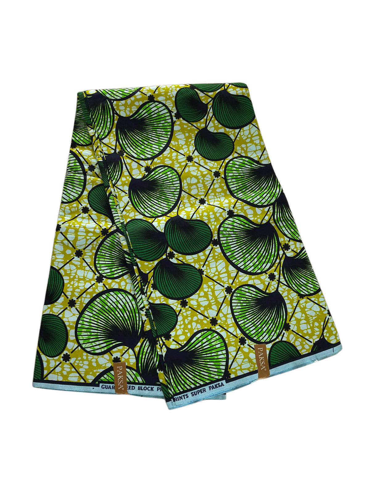 African  print Fabric/Ankara Fabric-Green Color/African Wax Print/100% Cotton Fabric/African Textile//KM57