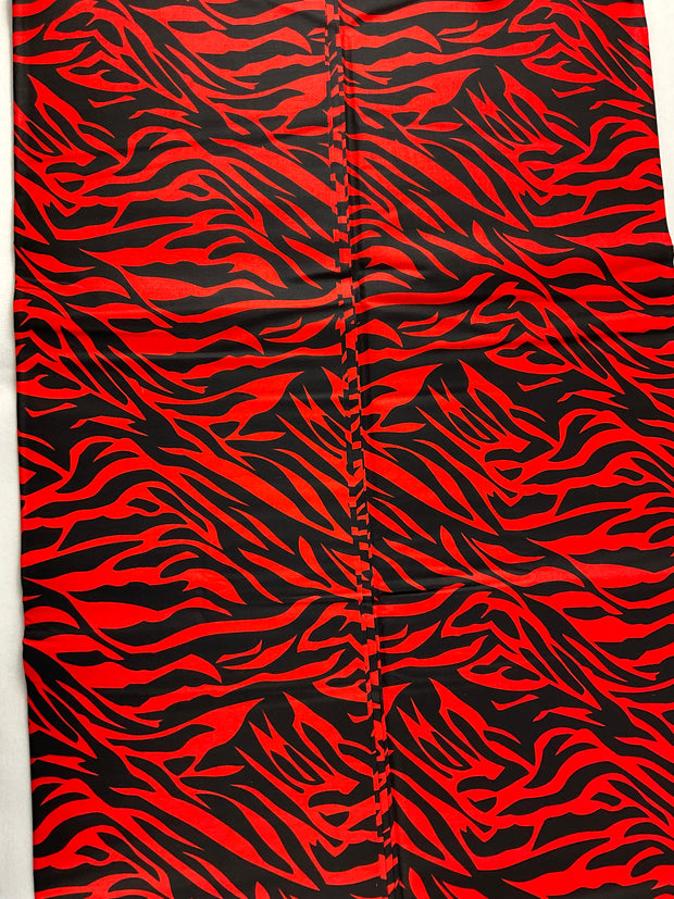 African wax/Ankara fabric/fabric/ Danshiki/Danshiki fabric/African print/Ankara fabric for dress/ African textile for crafts/African print for sewing/KM8A/Red and black african fabric/African fabric by the yard