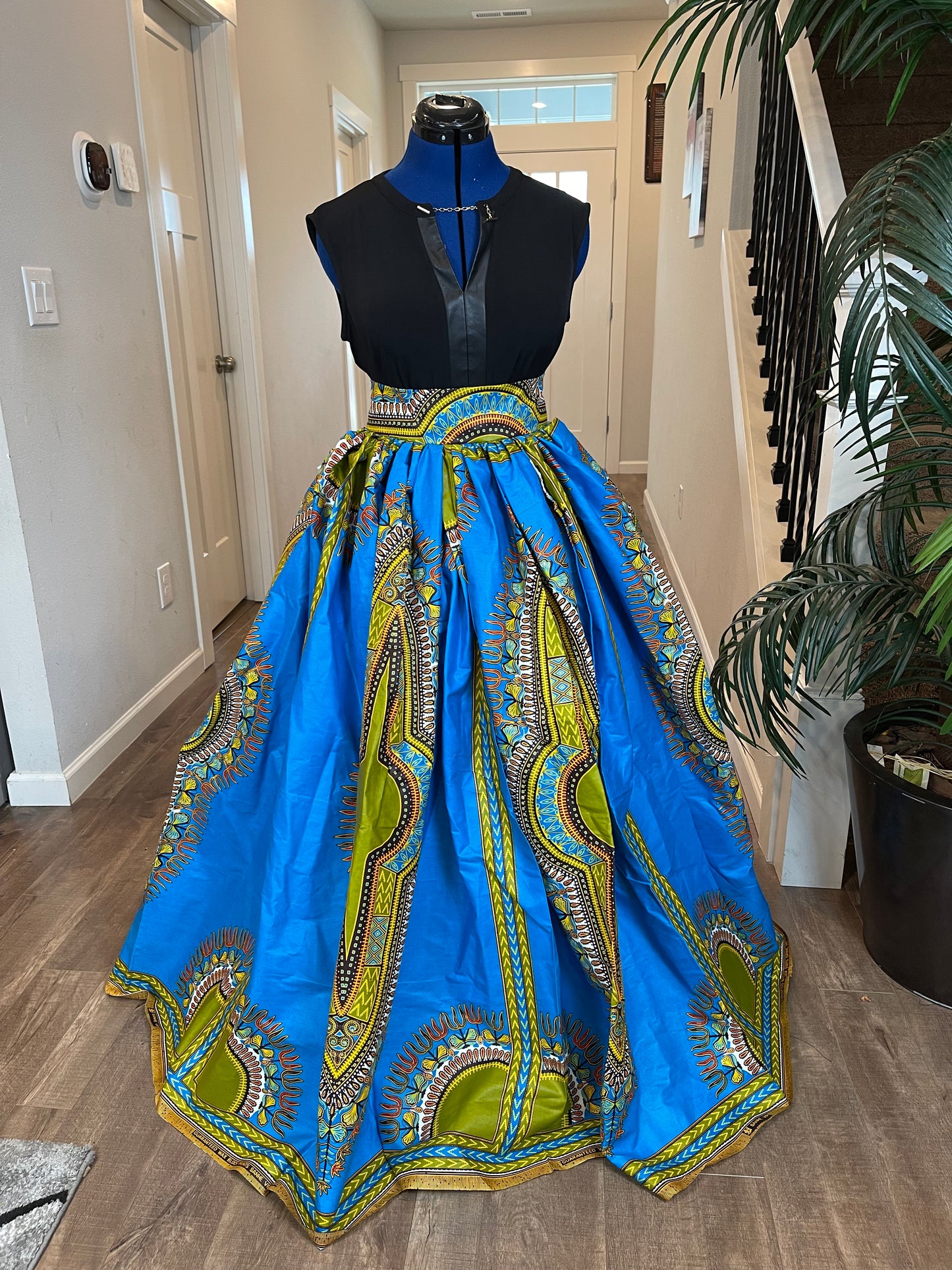 African Skirt/Ankara Skirt/Plus Size Skirt/African Print Skirt/VA9