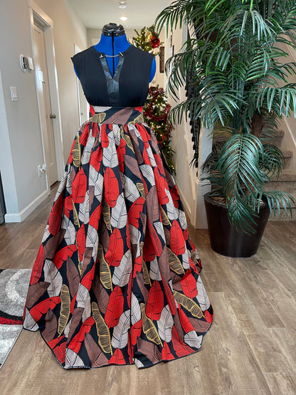 African Clothing/African Skirt/Ankara Skirt/VA28
