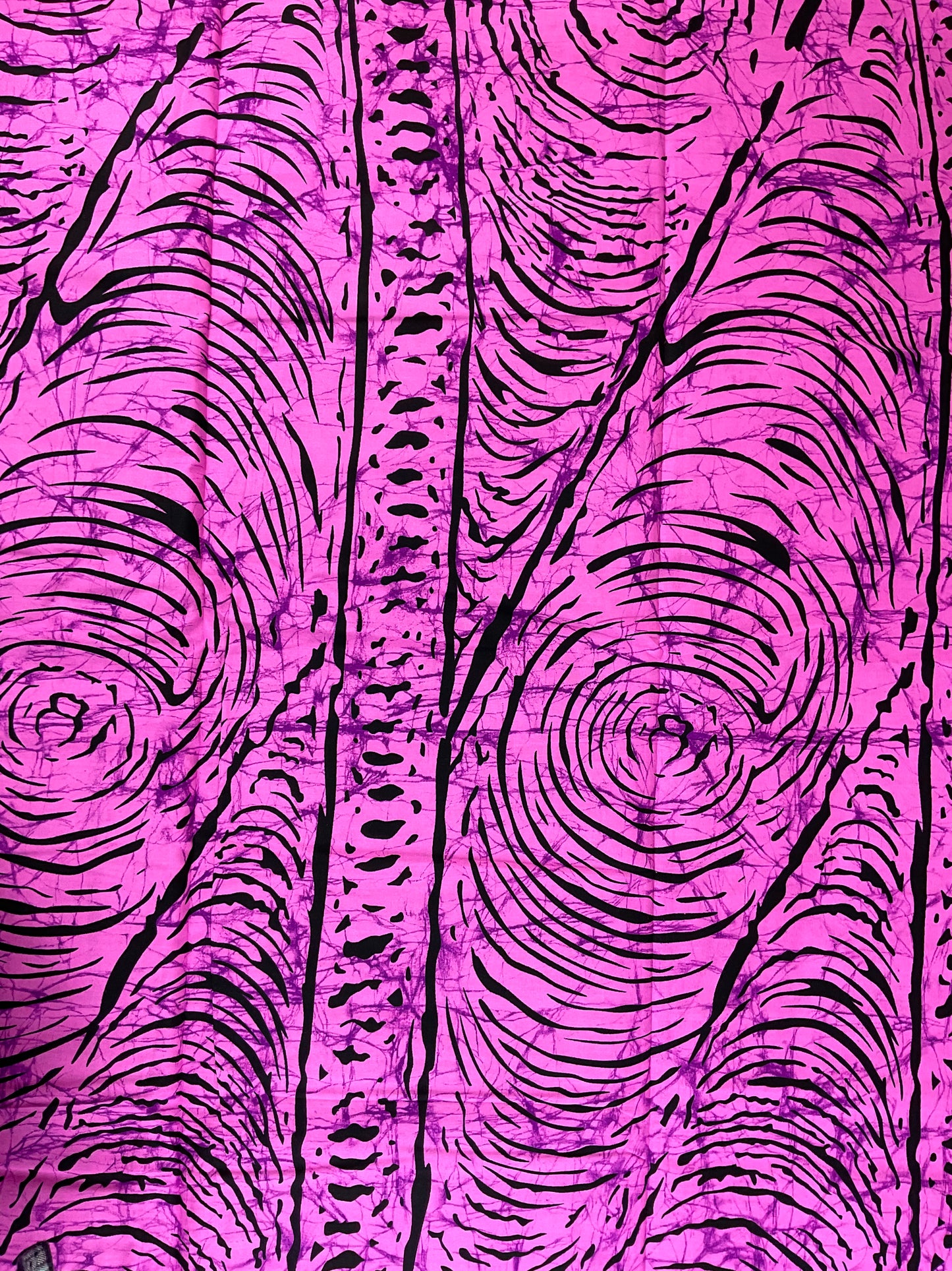 African fabric/Ankara fabric/Ankara fabric/KM109/African Print/African Wax/Pink and Black Ankara