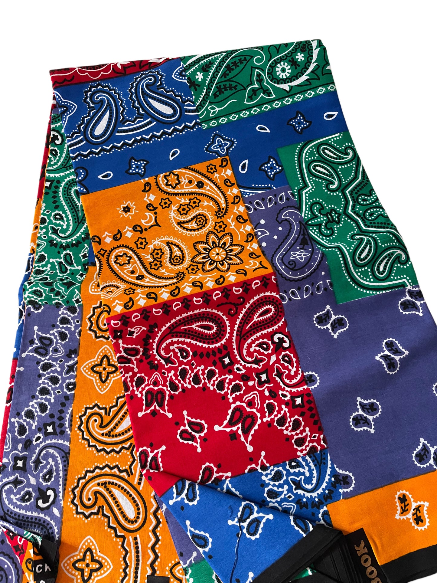 Orange Blue African print fabric/Ankara fabric/100% Cotton Fabric By The Yard/KM10k