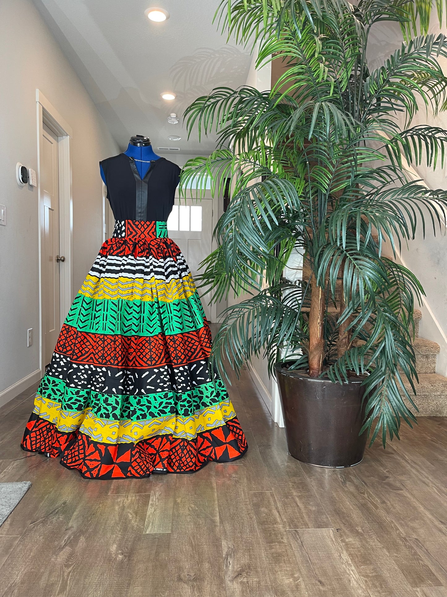 African Skirt/Ankara Skirt/African Clothing For Women/Plus Size Skirt