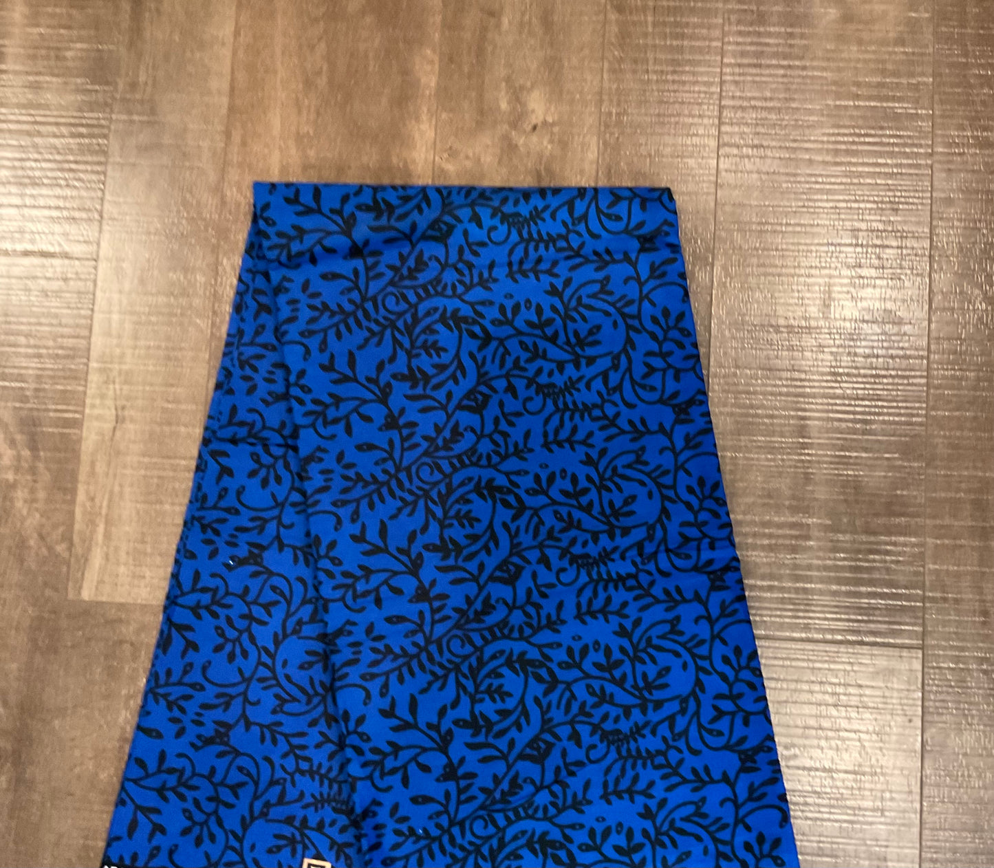 African fabric/Ankara fabric/ Danshiki/Danshiki fabric/African print/Ankara fabric for dress/ African textile for crafts/African Print/KM57/Blue and Black African Fabrics