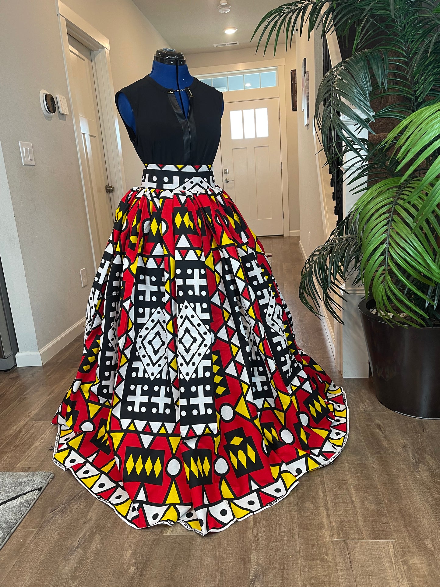 African Skirt/Ankara Skirt/Boho Skirt/VA10