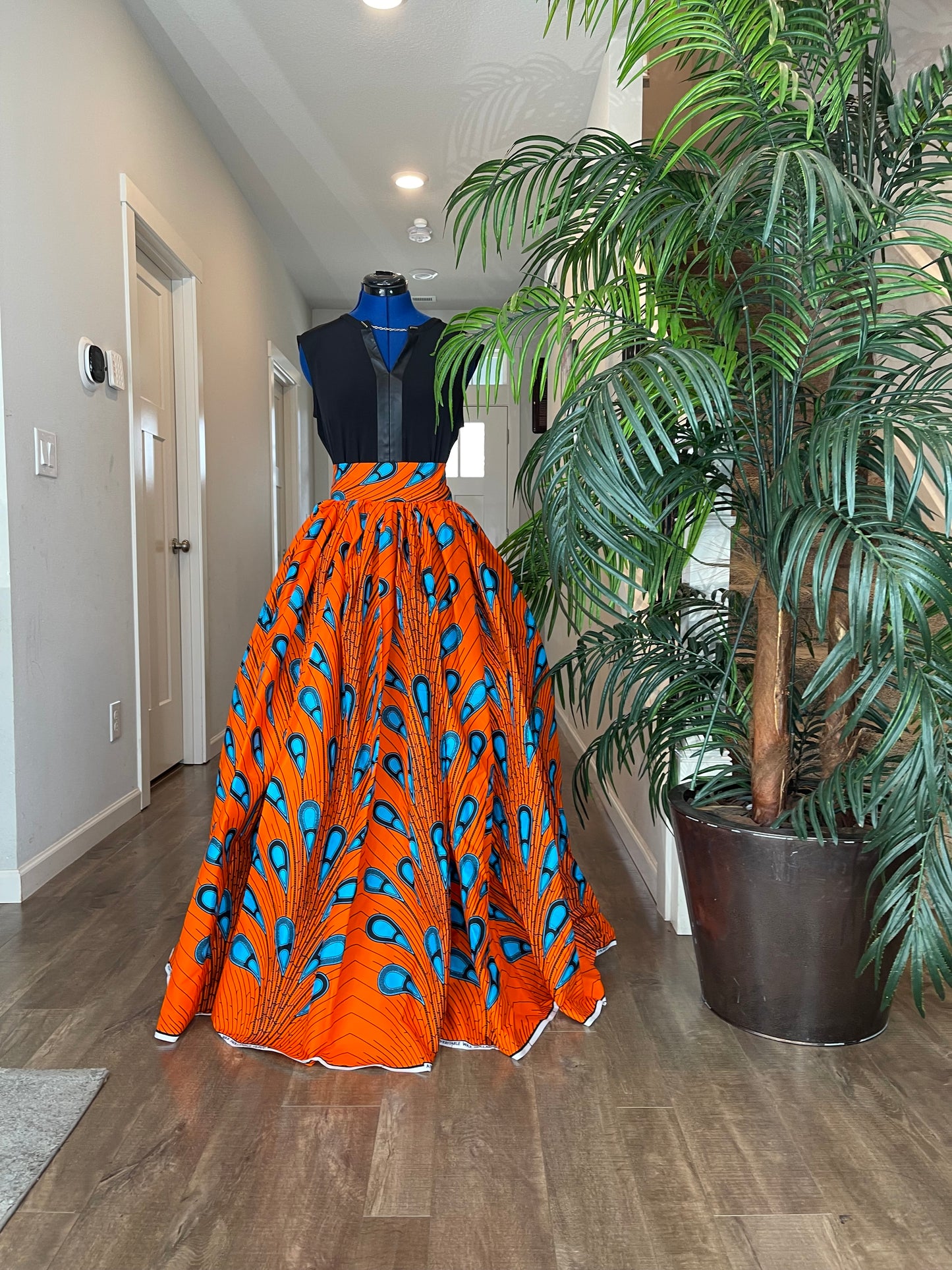 African Skirt/Ankara Skirt/African Clothing For Women/Plus Size Skirt