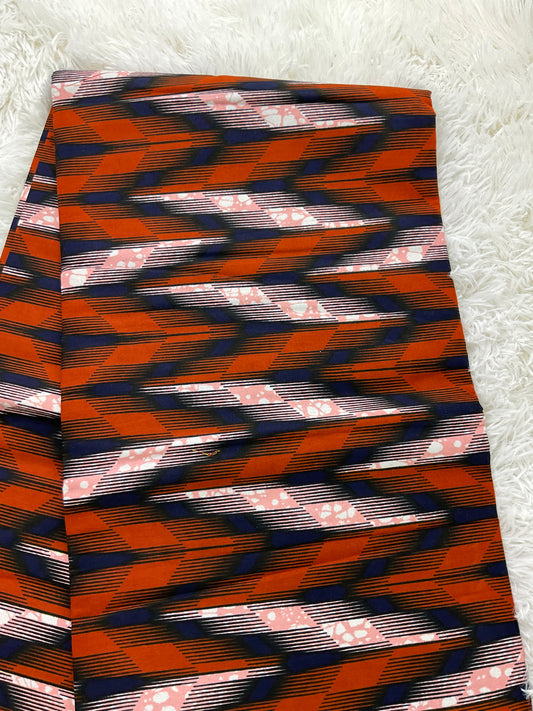 African fabric/Ankara fabric/ Danshiki/Danshiki fabric/African print/Ankara fabric for dress/ African textile/Kente/Brown African Fabric/KQ01
