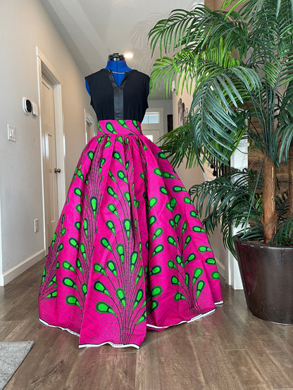 African Skirt/Ankara Skirt/African Clothing For Women/Plus Size Skirt