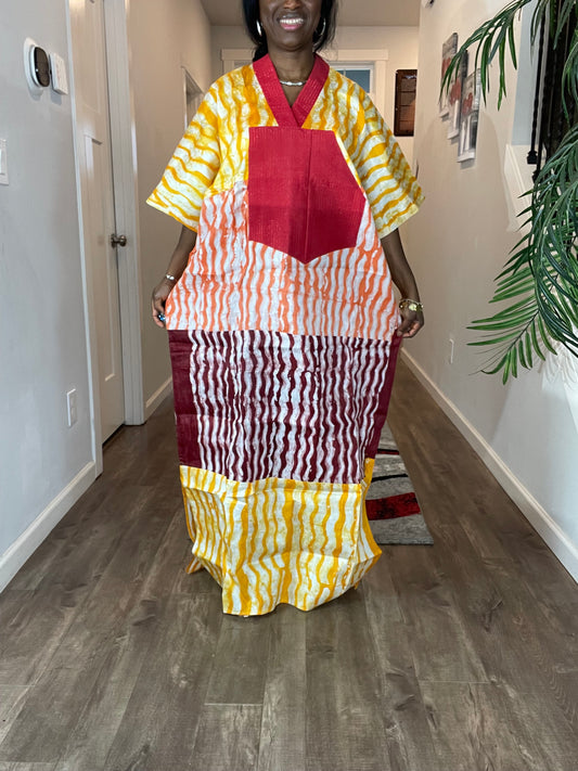 African Dress/Plus Size Dress/African Clothing/Boubou/Ankara Dress/Kaftan
