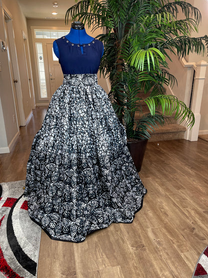African Skirt/Ankara Skirt/African Clothing/VA30