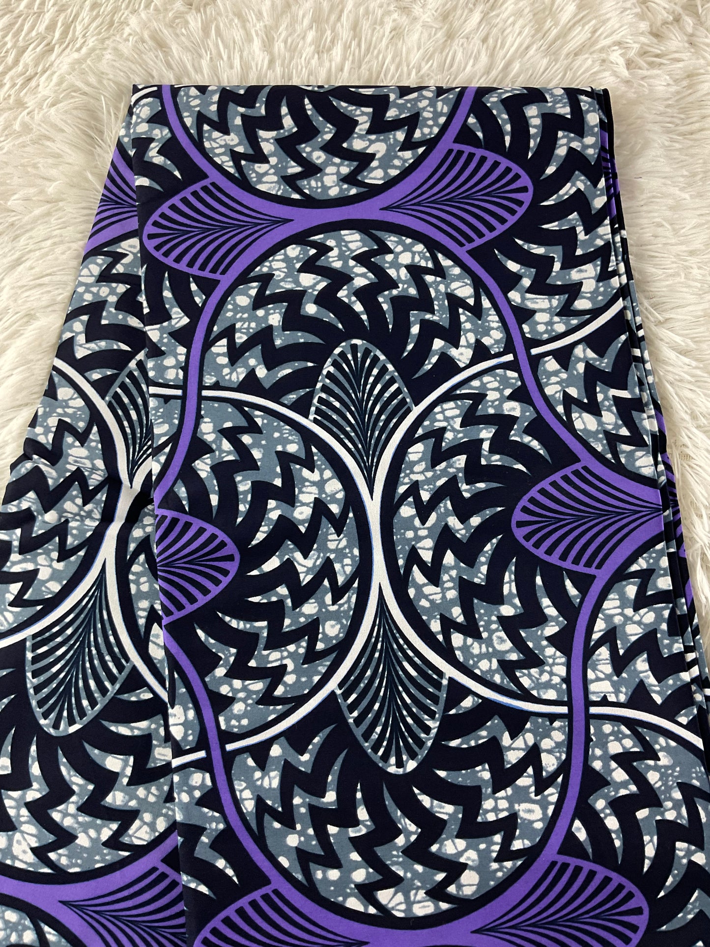 African fabric/Ankara-Purple and Black fabric/ Danshiki/Danshiki fabric/African print/Ankara fabric for dress/ African textile for crafts/African print for sewing/hk21
