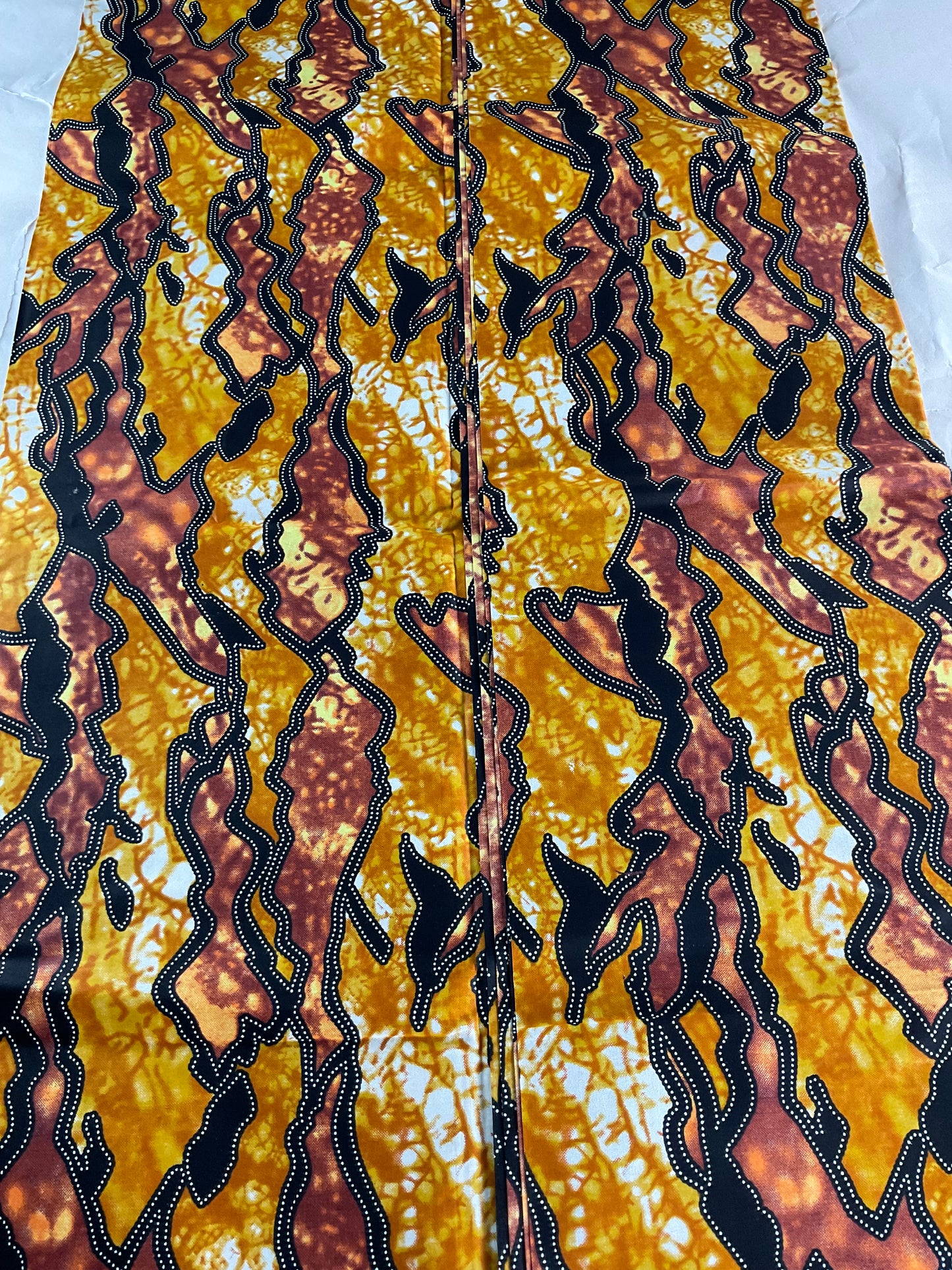 African fabric/Ankara fabric/ Danshiki/African print/African Print/KM57/Brown African Fabrics
