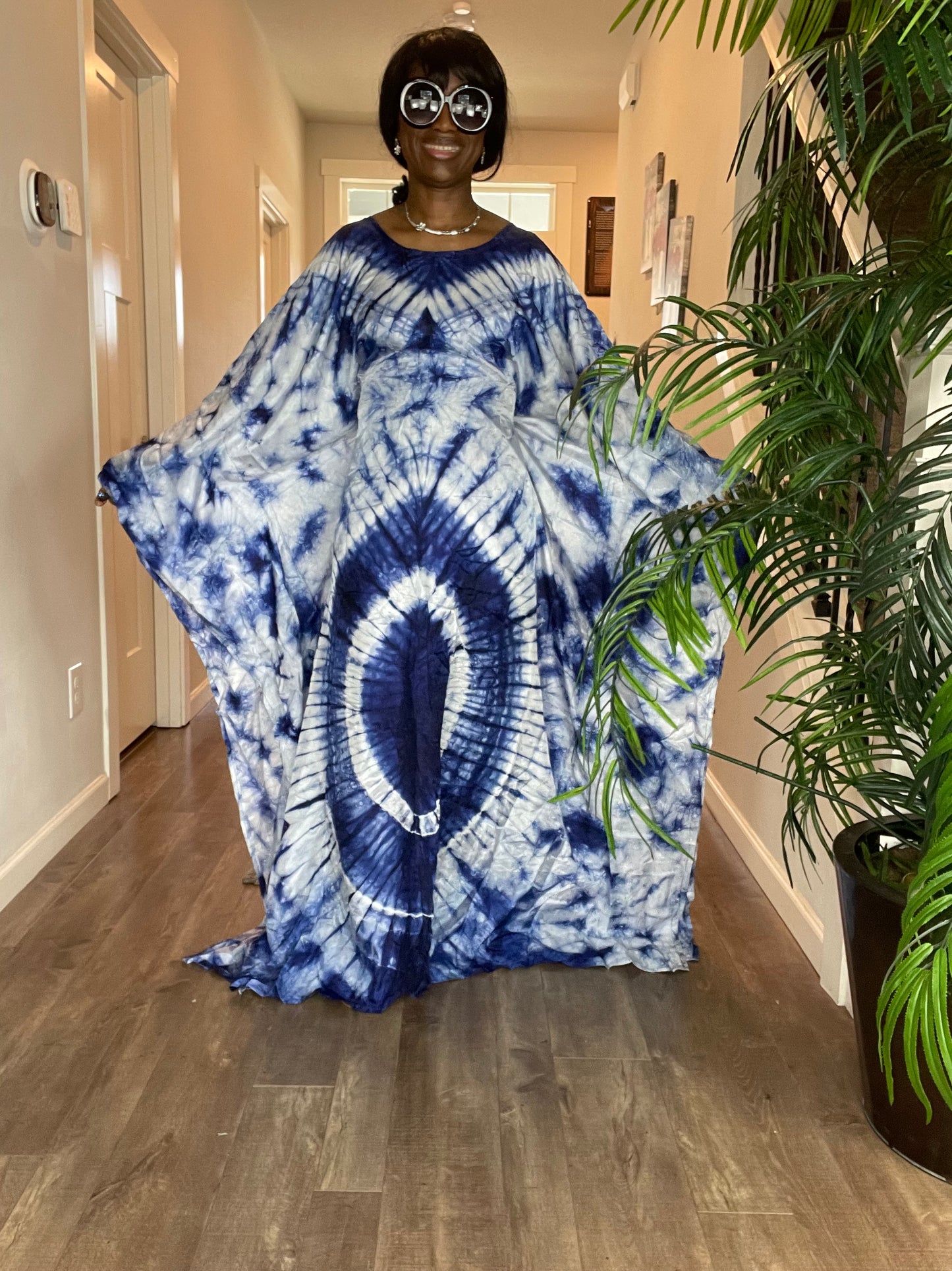 Silk Dress For Women/Plus Size Dress/Resort Wear/