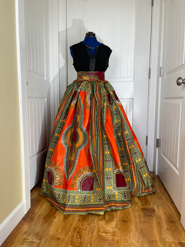 African Women Skirt/Ankara Skirt/JT4