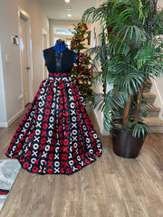 African Skirt/Ankara Skirt/Maxi Skirt/DR7