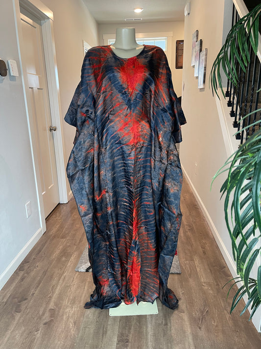 African Silk Dress For Women/Lounge Dress/Beach Cover
