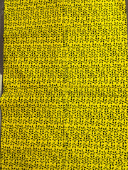 African fabric/Ankara fabric/ Danshiki/African print// African clothing/African Print/KM57B/Yellow and Black