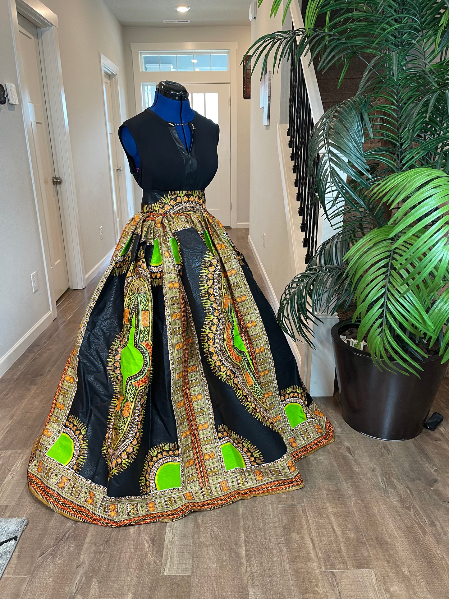 African Skirt/Ankara Skirt/African Clothings/VA13
