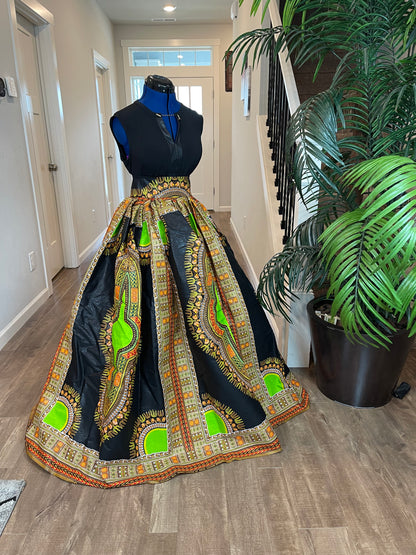 African Skirt/Ankara Skirt/African Clothings/VA13