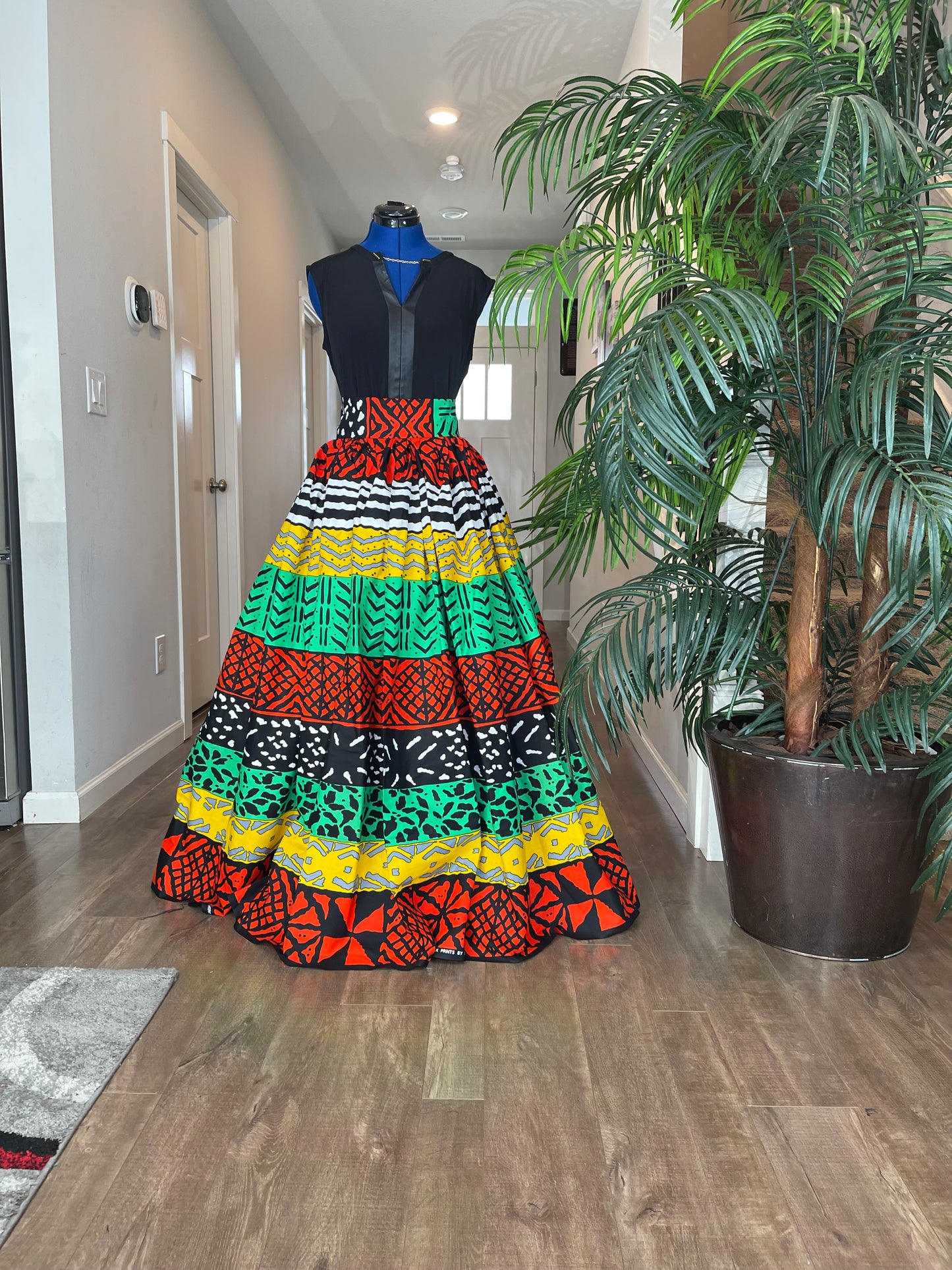 African Skirt/Ankara Skirt/African Clothing For Women/Plus Size Skirt