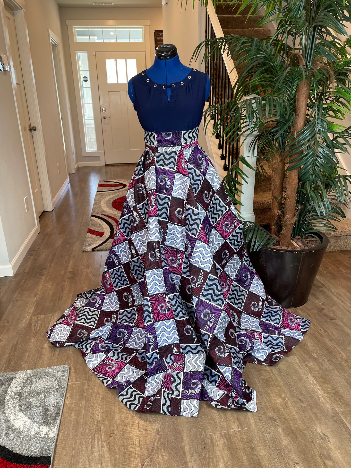 African Skirt/Ankara Skirt/Boho Skirt/VA19